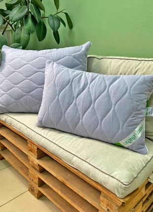Hemp pillow «Comfort» - LINEN Purple 40x601 photo