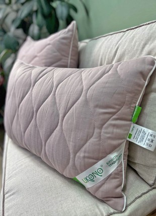 Hemp pillow «Comfort» - LINEN Purple 50x702 photo