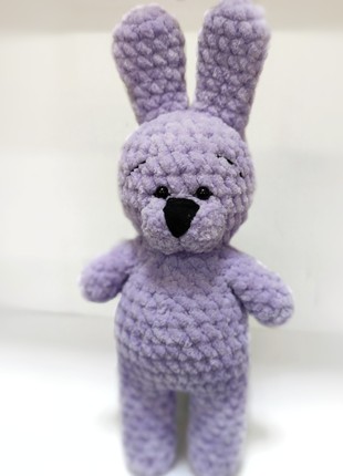 Bunny soft toy, Newborn baby gift, Expecting parents, Crochet unique toy3 photo