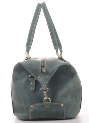 A beautiful and high-quality weekender bag of rich green color4 photo