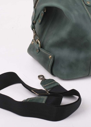 A beautiful and high-quality weekender bag of rich green color6 photo