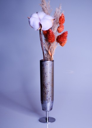 Vase is made from a shell casing