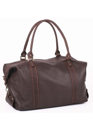 A comfortable brown travel bag