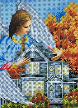 Guardian Angel of the House Icon Kit Bead Embroidery b6471 photo