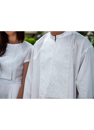 Embroided linen Couple Look "KNIAZHI"