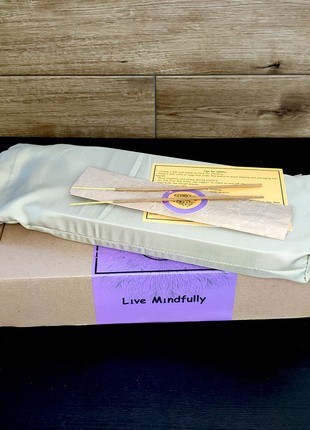 Sadhu Board Oh! SADHU for Yoga from Natural Ash Wood, Oval, Chakras3 photo