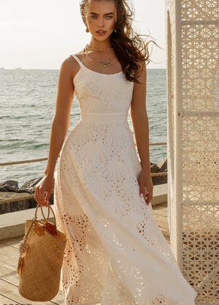AIRY WHITE DRESS GEPUR