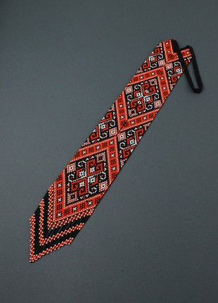 Red bead necklace gift for women1 photo