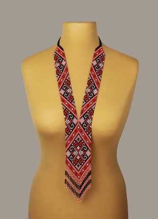 Red bead necklace gift for women5 photo