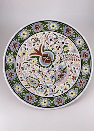 Decorative plate «Branch with pomegranate»