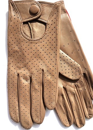 Women's  leather driving gloves1 photo