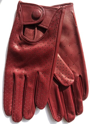 Women's  leather driving gloves4 photo