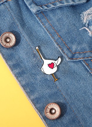 Goose Pin "I AM SEWING"3 photo