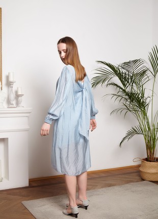 Double-sided blue dress3 photo