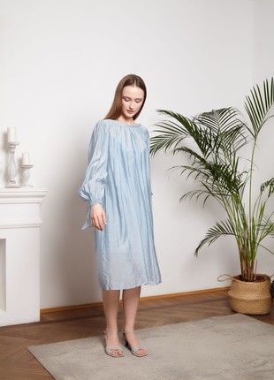 Double-sided blue dress8 photo