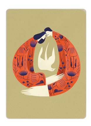 Wood Poster "Couple"