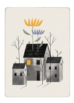 Wood Poster "Home"3 photo