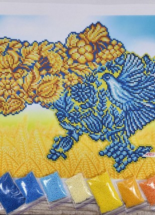 Map of Ukraine Kit Bead Embroidery bs 33712 photo