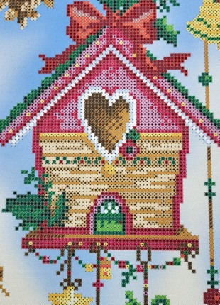Gingerbread House Kit Bead Embroidery a3-k-11053 photo