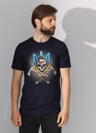 Men's T-shirt with embroidery - "Double hatchet"