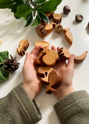 Wooden food toys\ Fruits and vegetables