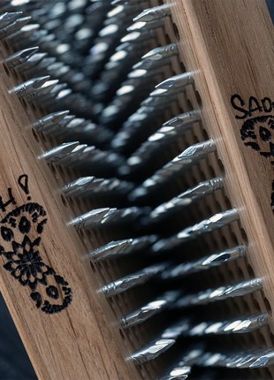 Sadhu Board Oh! SADHU for Yoga from Natural Ash Wood, Chakras3 photo