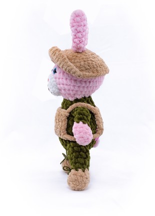 Knitted plush toy Bunny Boris from the Foreign Legion3 photo