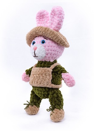 Knitted plush toy Bunny Boris from the Foreign Legion2 photo