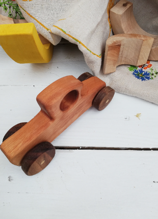 Wooden car, Wooden car toy3 photo