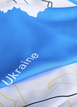Scarf "Dream - Mriya" Size 70*70 cm silk shawl from Ukraine1 photo