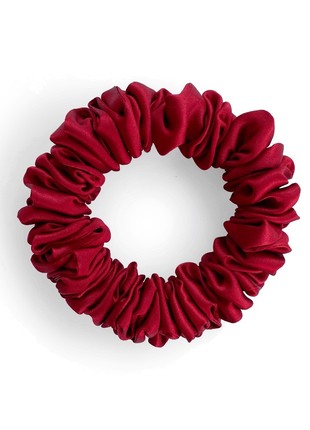 Skinny silk scrunchie Iconic Rouge by G.LVOV