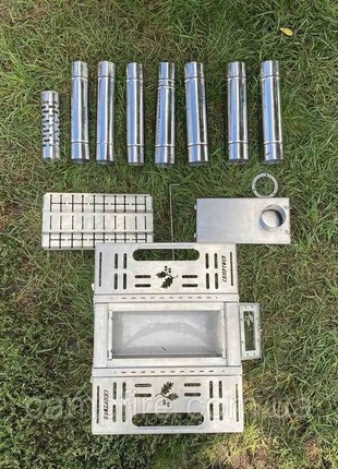 Stove in a tent on wood! The stove is a tourist stove! Camping stove! Mini-stove!2 photo