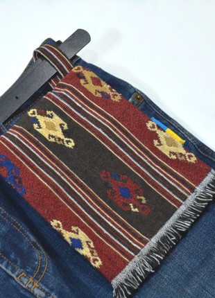 Women's bag-wallet "Haman tapestry E" handmade in ethno style.4 photo