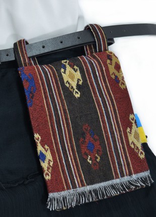 Women's bag-wallet "Haman tapestry E" handmade in ethno style.1 photo
