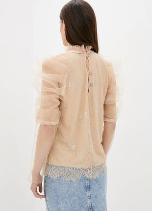 Women's guipure blouse3 photo