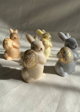 “Easter Bunnies” - 100 % soy candles set2 photo