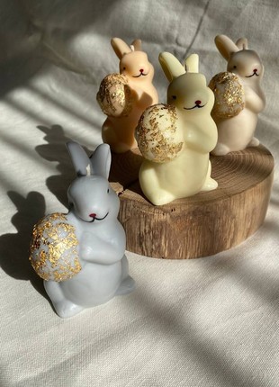 “Easter Bunnies” - 100 % soy candles set3 photo