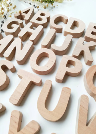 Wooden Letter Wooden Magnetic Alphabet3 photo