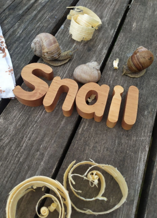 Wooden Upper and Lower letters, Magnets lowercase3 photo