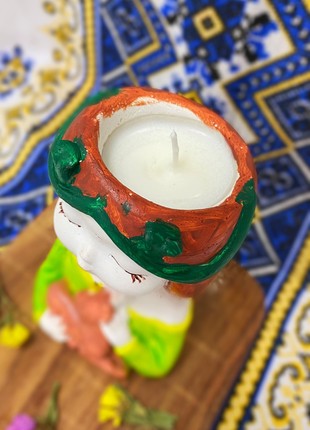 Soy candle in a planter - Mavka4 photo