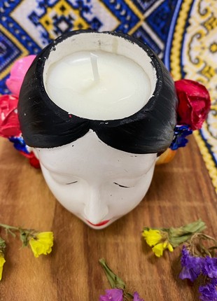 Soy candle in a cache-pot series "Ukrainochka" - Oksanka4 photo