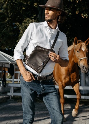 HIDDEN LEATHER BAG BROWN