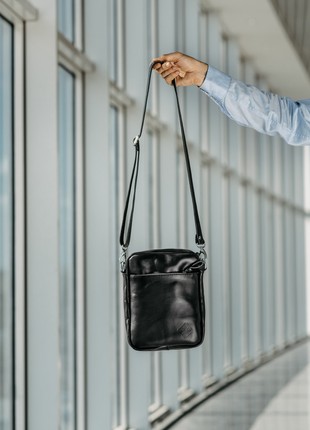 WEASY BLACK LEATHER BAG4 photo