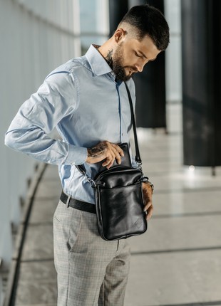 WEASY BLACK LEATHER BAG8 photo