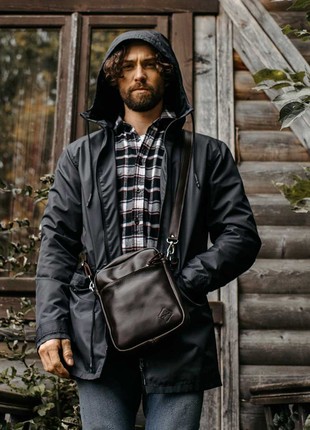 LEATHER BAG WEASY BROWN2 photo