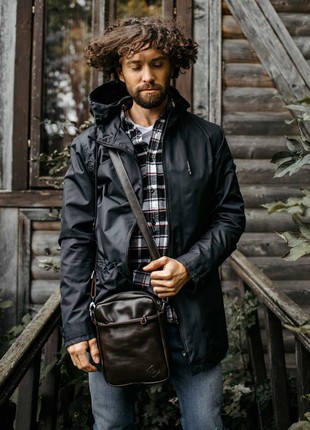 LEATHER BAG WEASY BROWN4 photo