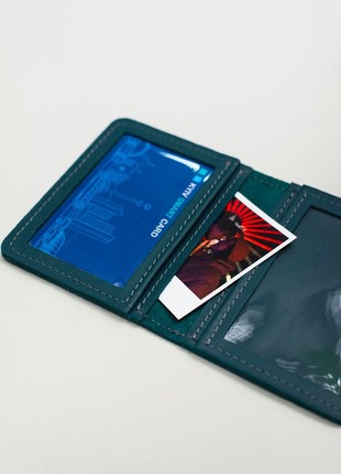 Leather ID Card Holder2 photo