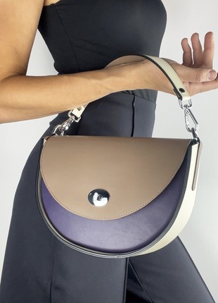 Leather Bag For Woman, Crossbody Bag, Premium handbag, Lamponi Moon One