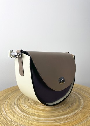 Leather Bag For Woman, Crossbody Bag, Premium handbag, Lamponi Moon One2 photo