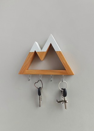 Wall key holder with  2 peaks2 photo